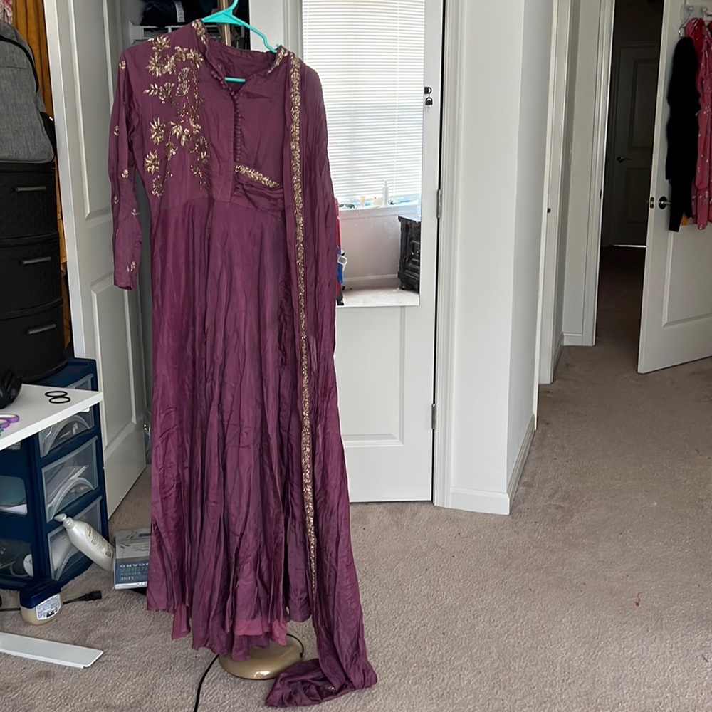 Suit long frock